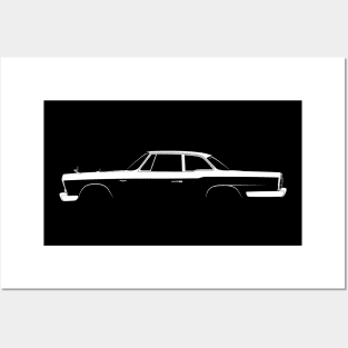 Nissan Prince Skyline Sports Coupe (BLRA-3) Silhouette Posters and Art